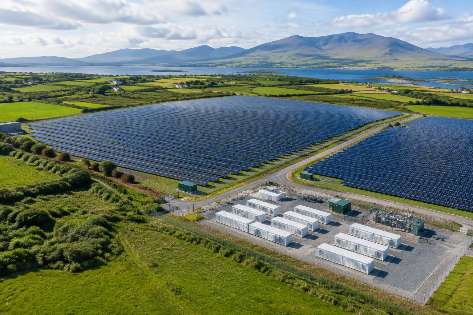 Editorial photograph for Milltown Solar Farm Approved: Kerry County Council Grants Permission for 57-Hectare Solar and Battery Project